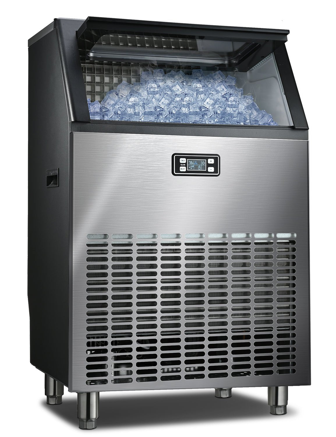 🔥 Limited-Time Deal – Save Up To 80% !100LBS/200LBS/265LBS  Freestanding Commercial Ice Maker