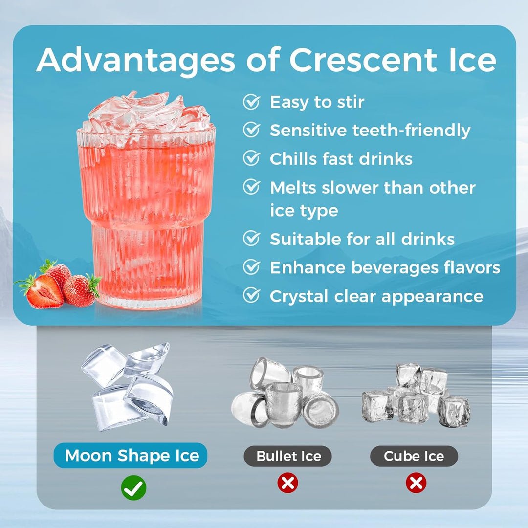 🔥 Limited-Time Deal – Save Up To 80% !100LBS/200LBS/265LBS  Freestanding Commercial Ice Maker