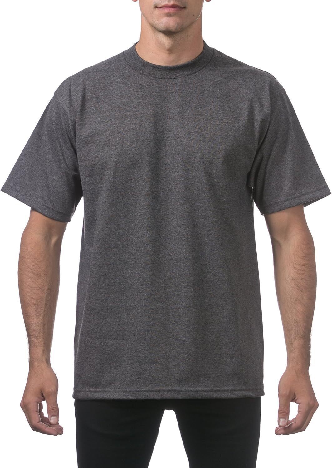 ☀Men's Heavyweight Cotton Short Sleeve Crew Neck T-Shirt
