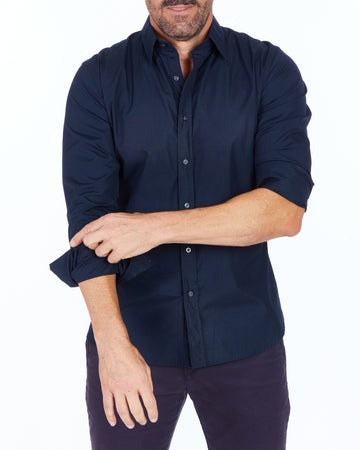 🔥2026 Spring Sale🔥Oxford Stretch Zip Shirt