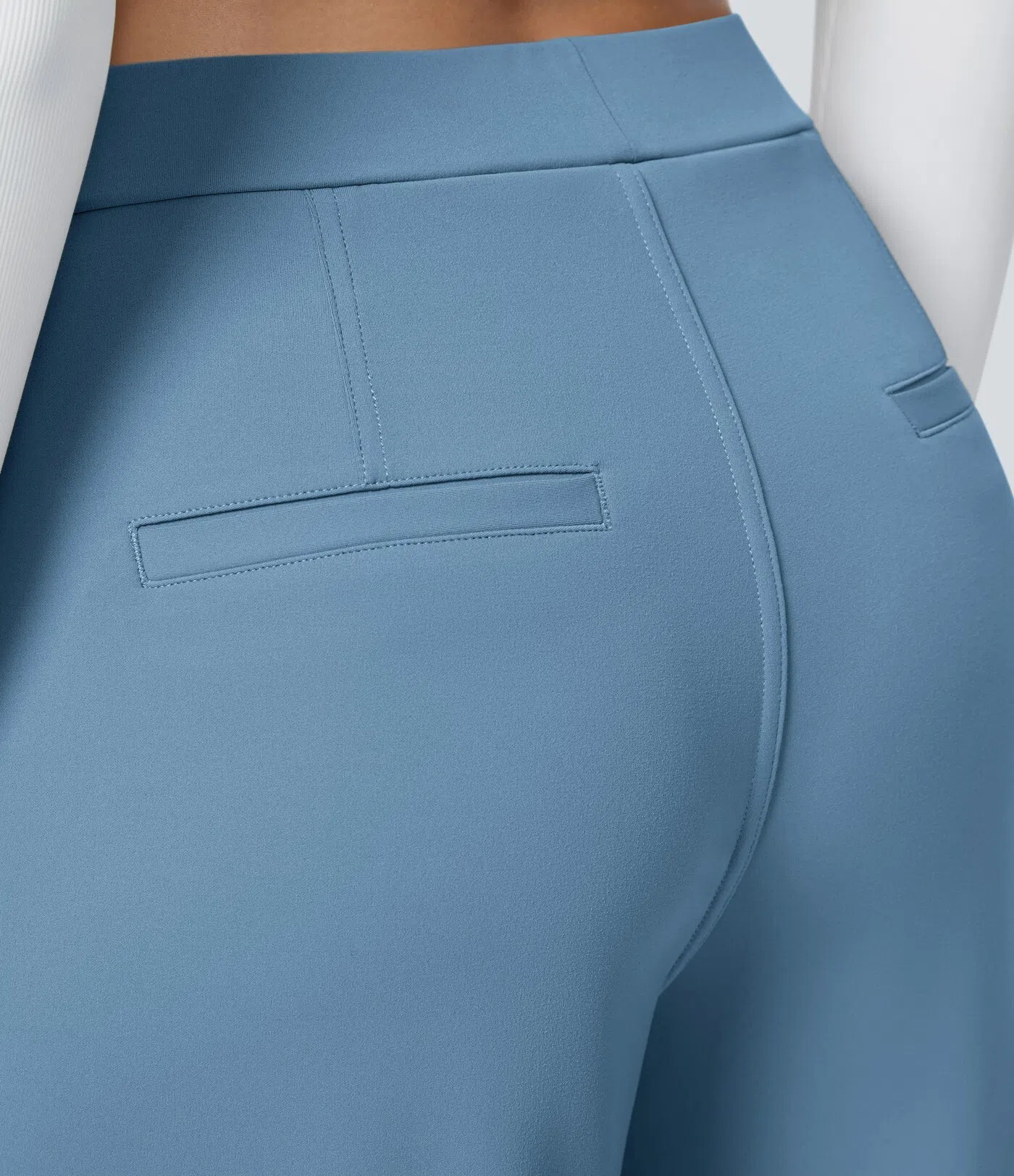 LBF-⏰SEPTEMBER HOT-SALE!High Waisted Side Pocket Straight Leg Work Pants