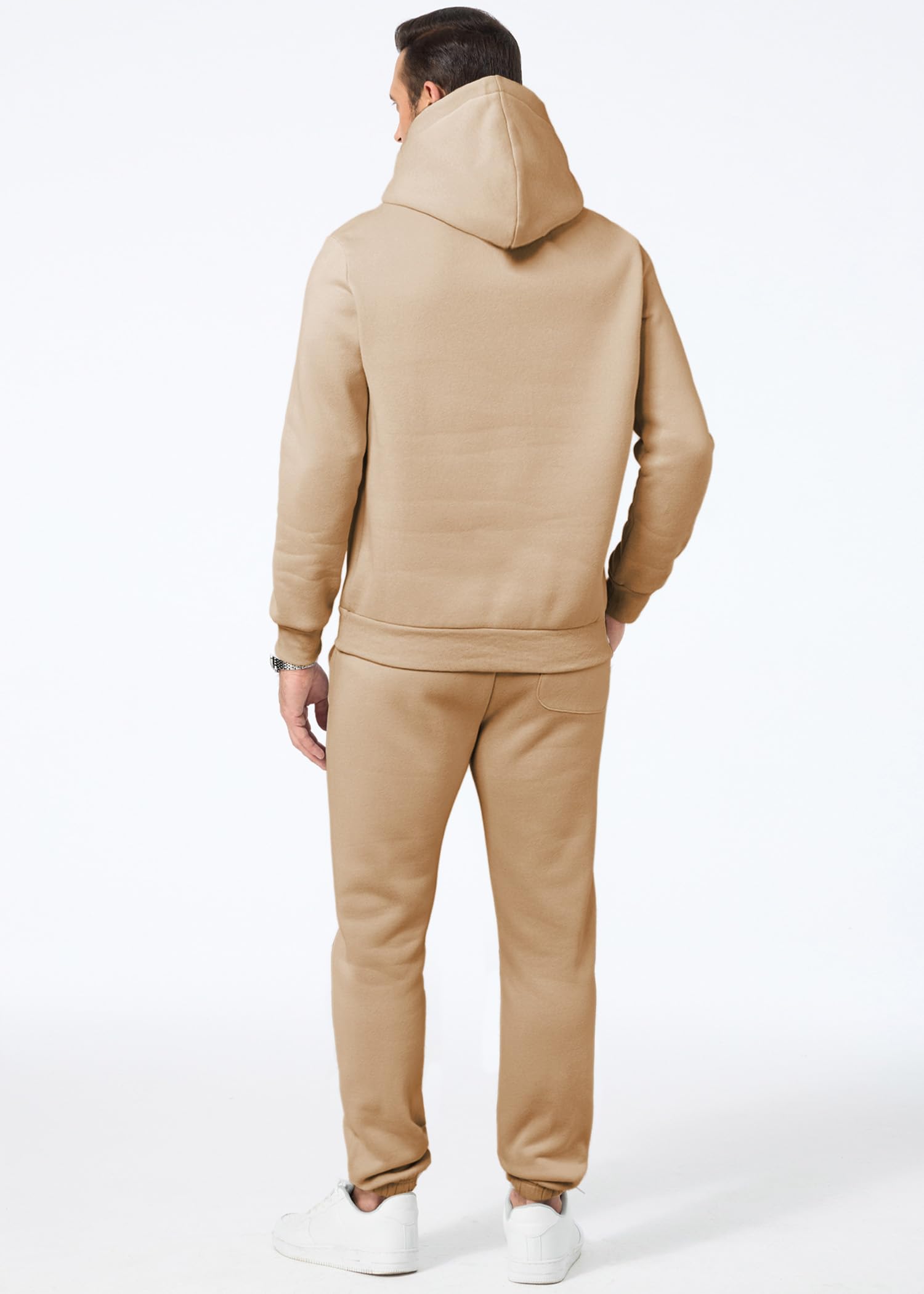 Men's 2 Piece Outfits Hoodie Sweatshirt Tracksuit & Joggers Sweatpants Sweatsuit Set