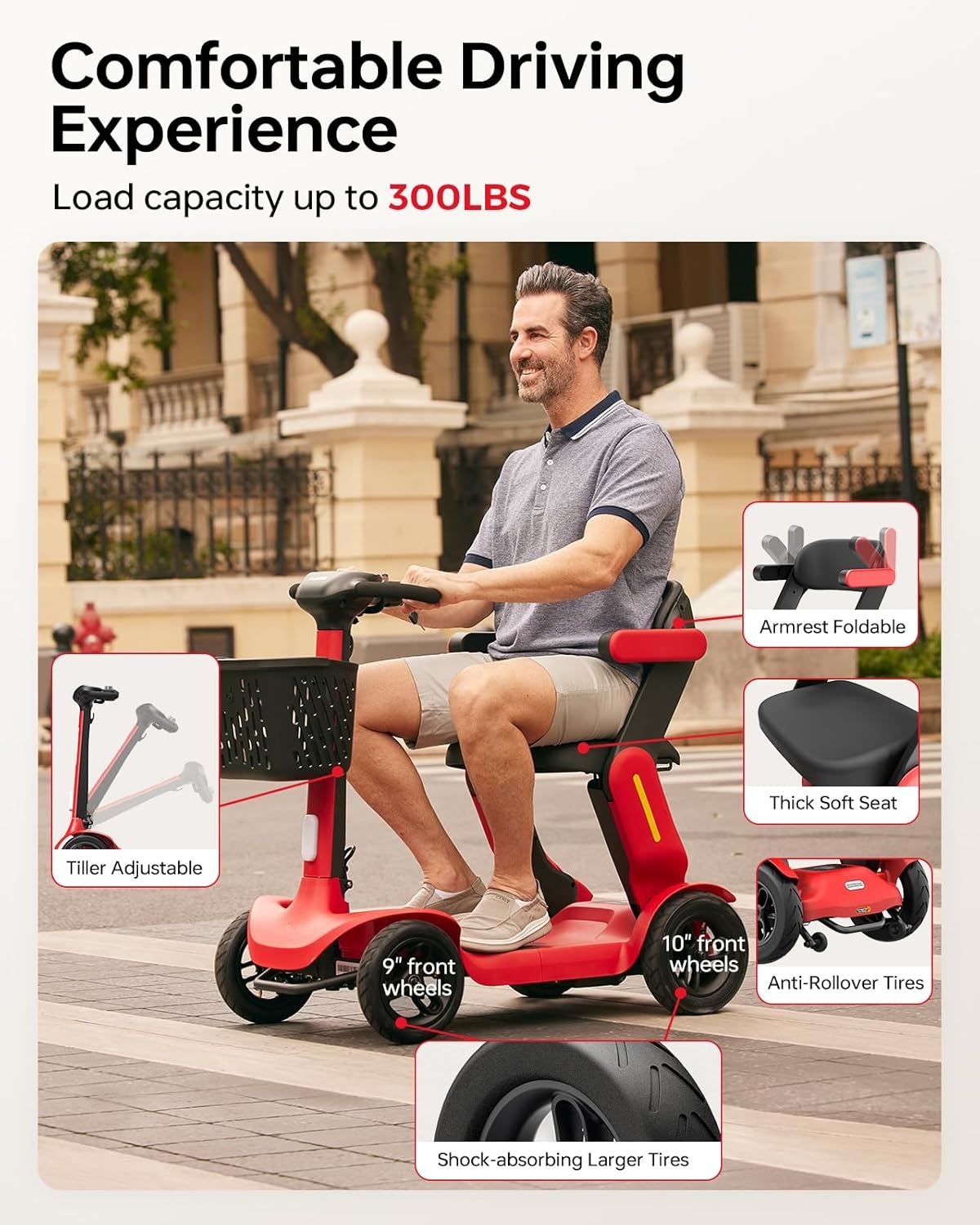 ⚡Clearance Sale⚡Folding Mobility Scooters for Seniors