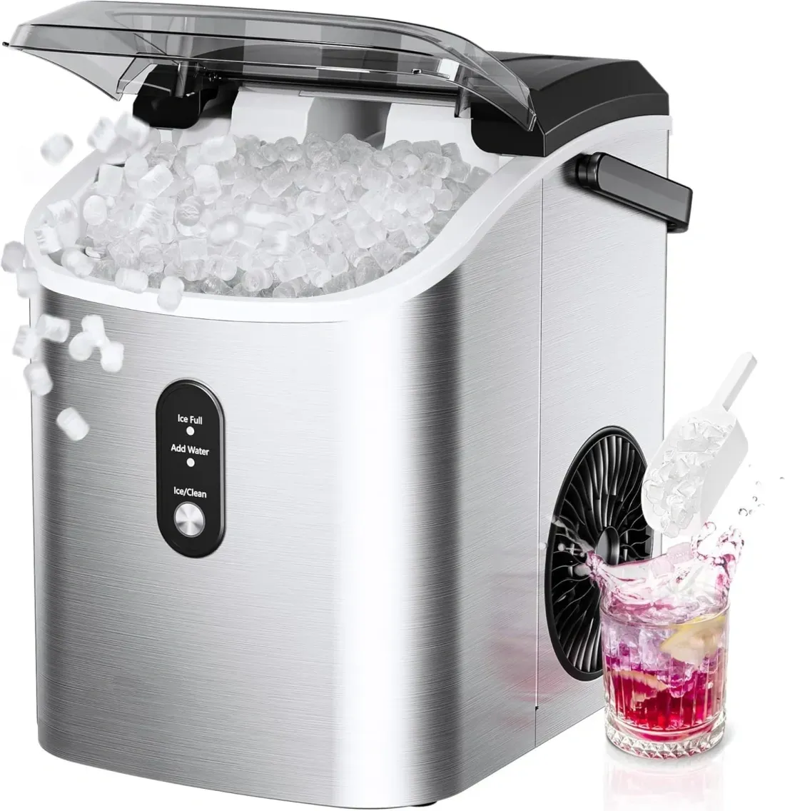 Liquidation Sale💥Nugget Ice Maker Countertop with Handle