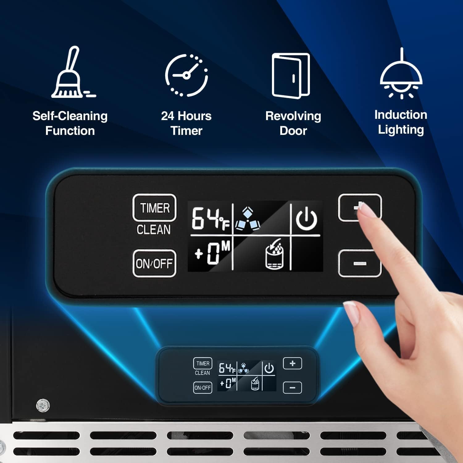 🔥 Limited-Time Deal – Save Up To 80% !100LBS/200LBS/265LBS  Freestanding Commercial Ice Maker