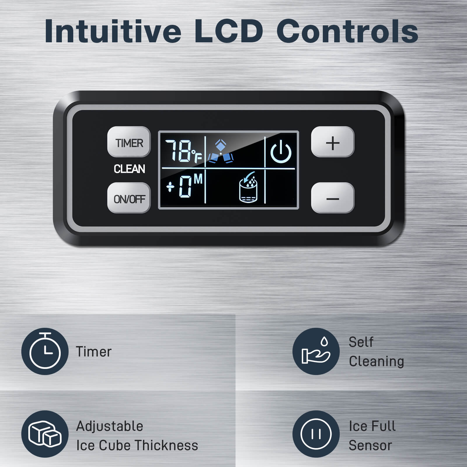 🔥 Limited-Time Deal – Save Up To 80% !100LBS/200LBS/265LBS  Freestanding Commercial Ice Maker