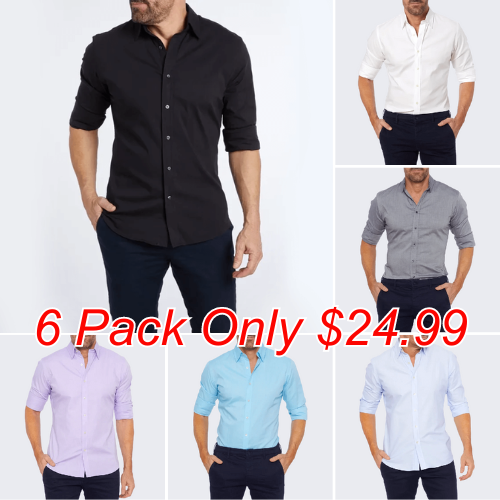 🔥2026 Spring Sale🔥Oxford Stretch Zip Shirt