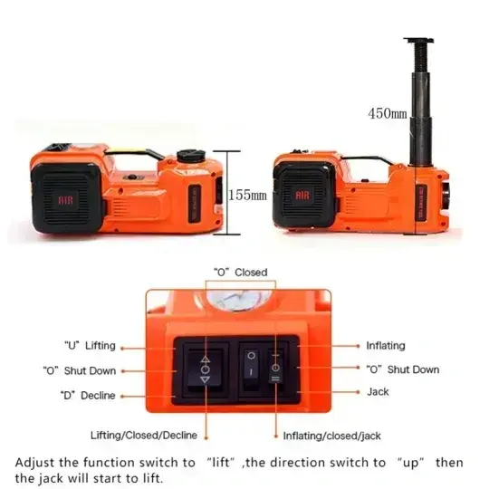 🔥Spring Sale🎉 3-in-1 Electric Hydraulic Car Jack