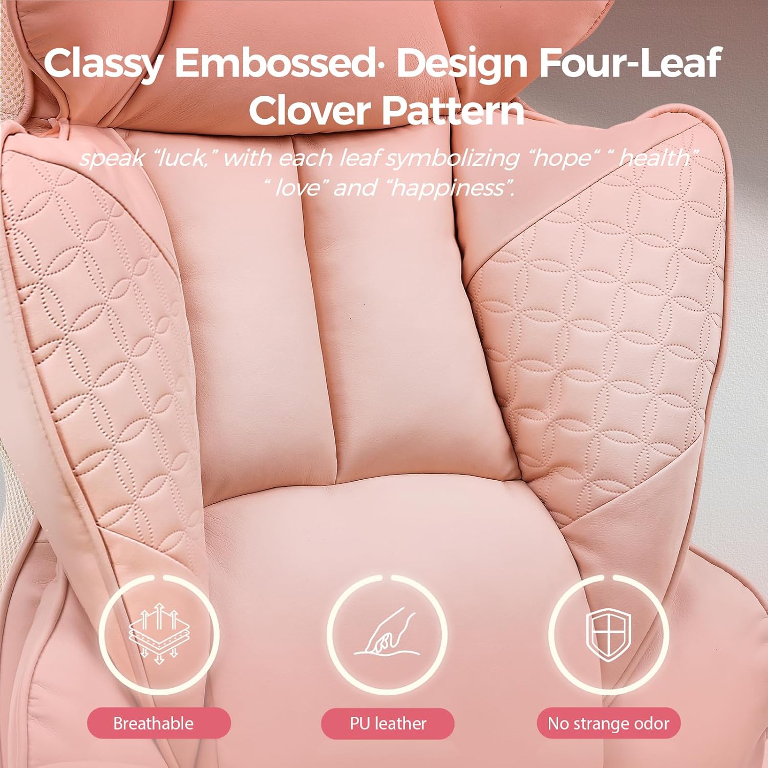 Upgraded Big and Tall Office Chair 400LBS with Pillow, Adjustable Armrest CH510