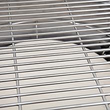 Removable Stainless Grate &amp; Pizza Stone