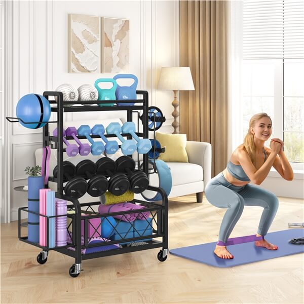  Dumbbell Rack Yoga Mat Storage Rack