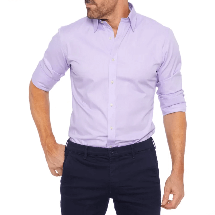 🔥2026 Spring Sale🔥Oxford Stretch Zip Shirt