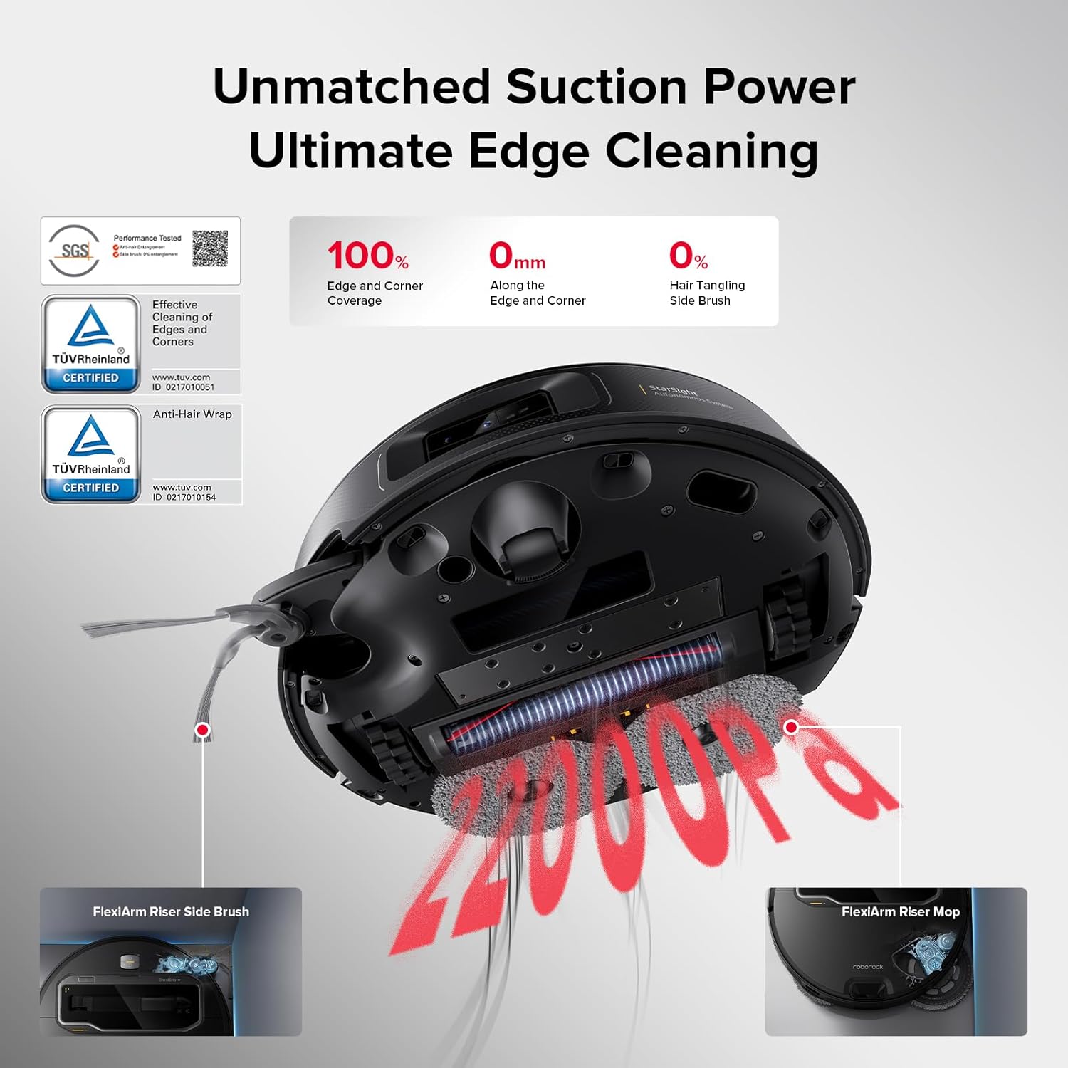 ⚡️clearance sale🌞 Z70 Ultra-Smart Robot Vacuum with Mechanical Arm, 22,000Pa Suction & Hot Water Mop