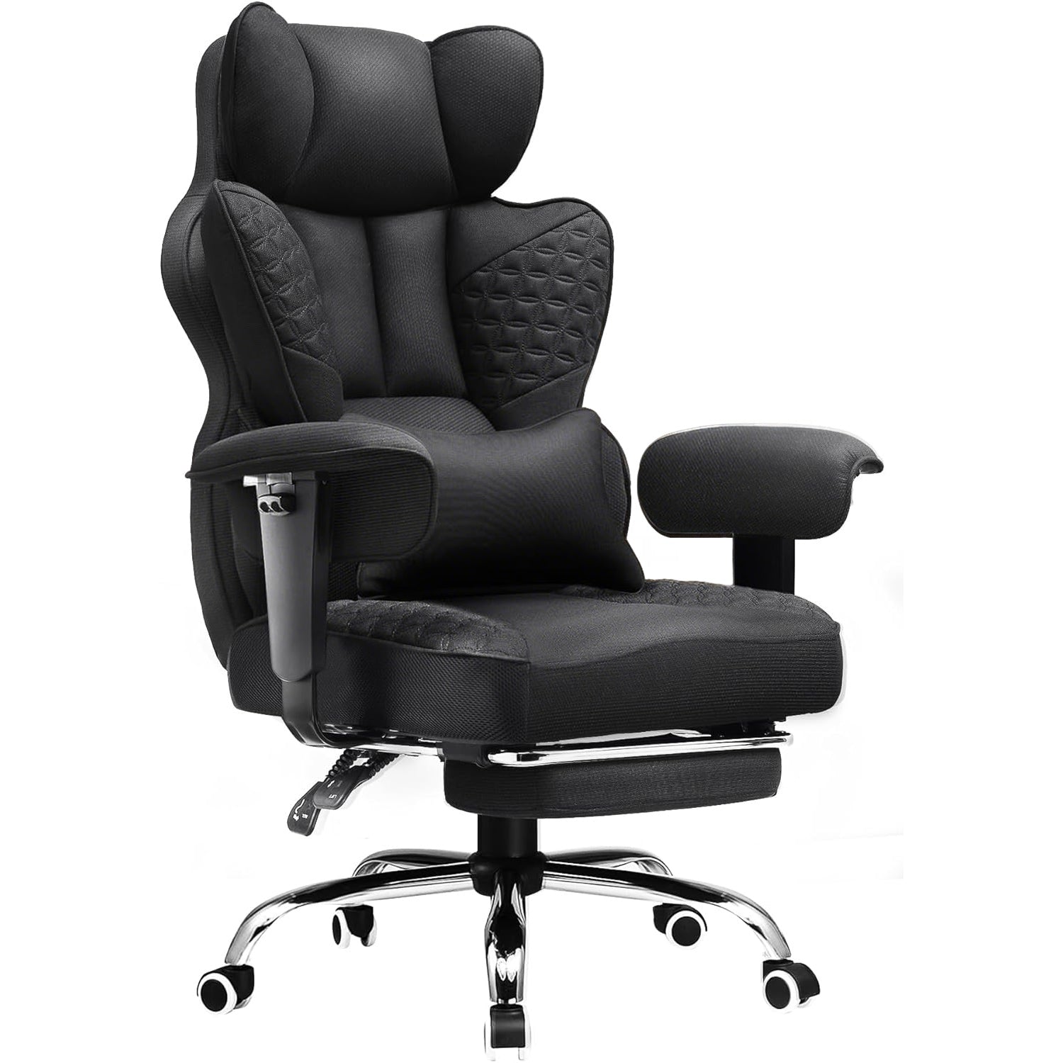 Upgraded Big and Tall Office Chair 400LBS with Pillow, Adjustable Armrest CH510