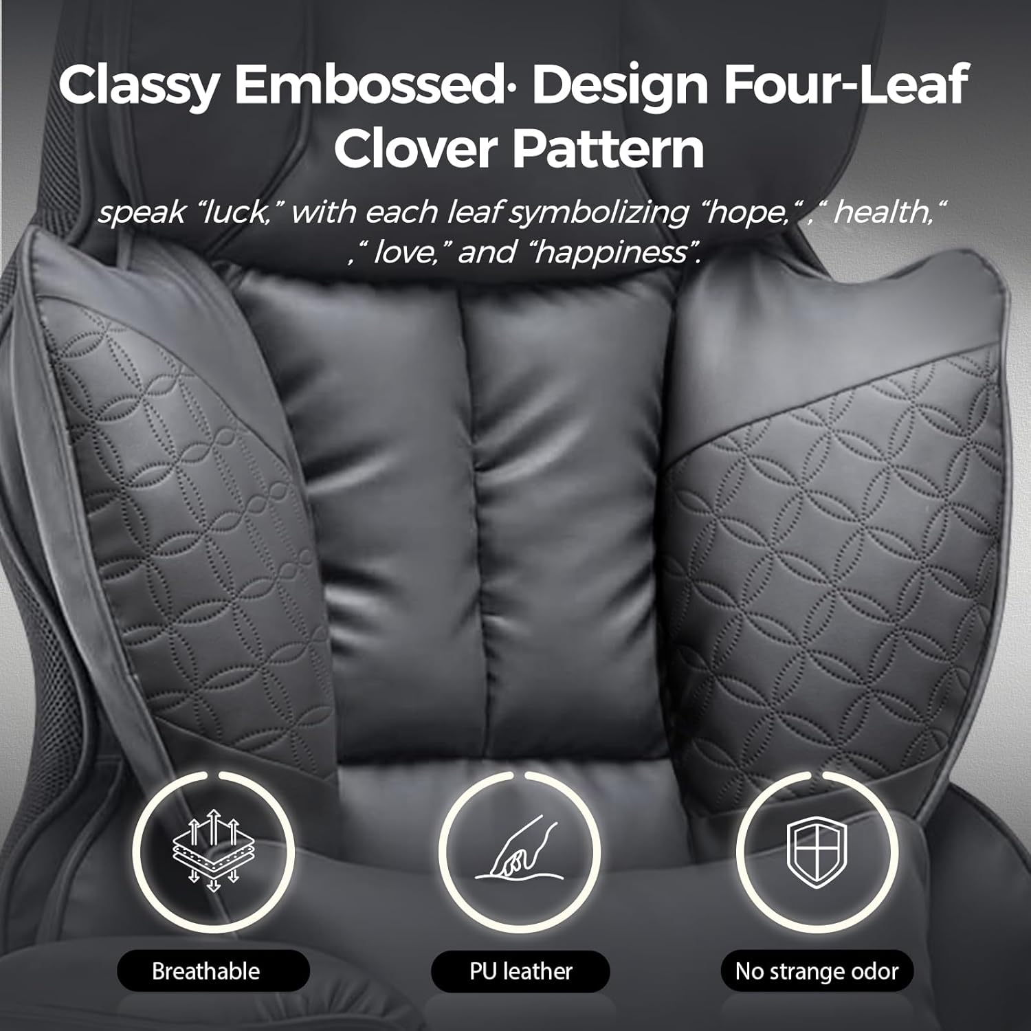 Upgraded Big and Tall Office Chair 400LBS with Pillow, Adjustable Armrest CH510