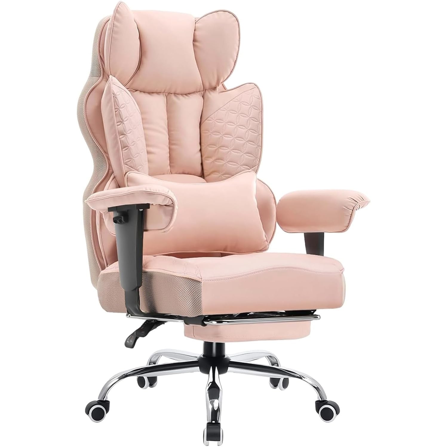 Upgraded Big and Tall Office Chair 400LBS with Pillow, Adjustable Armrest CH510