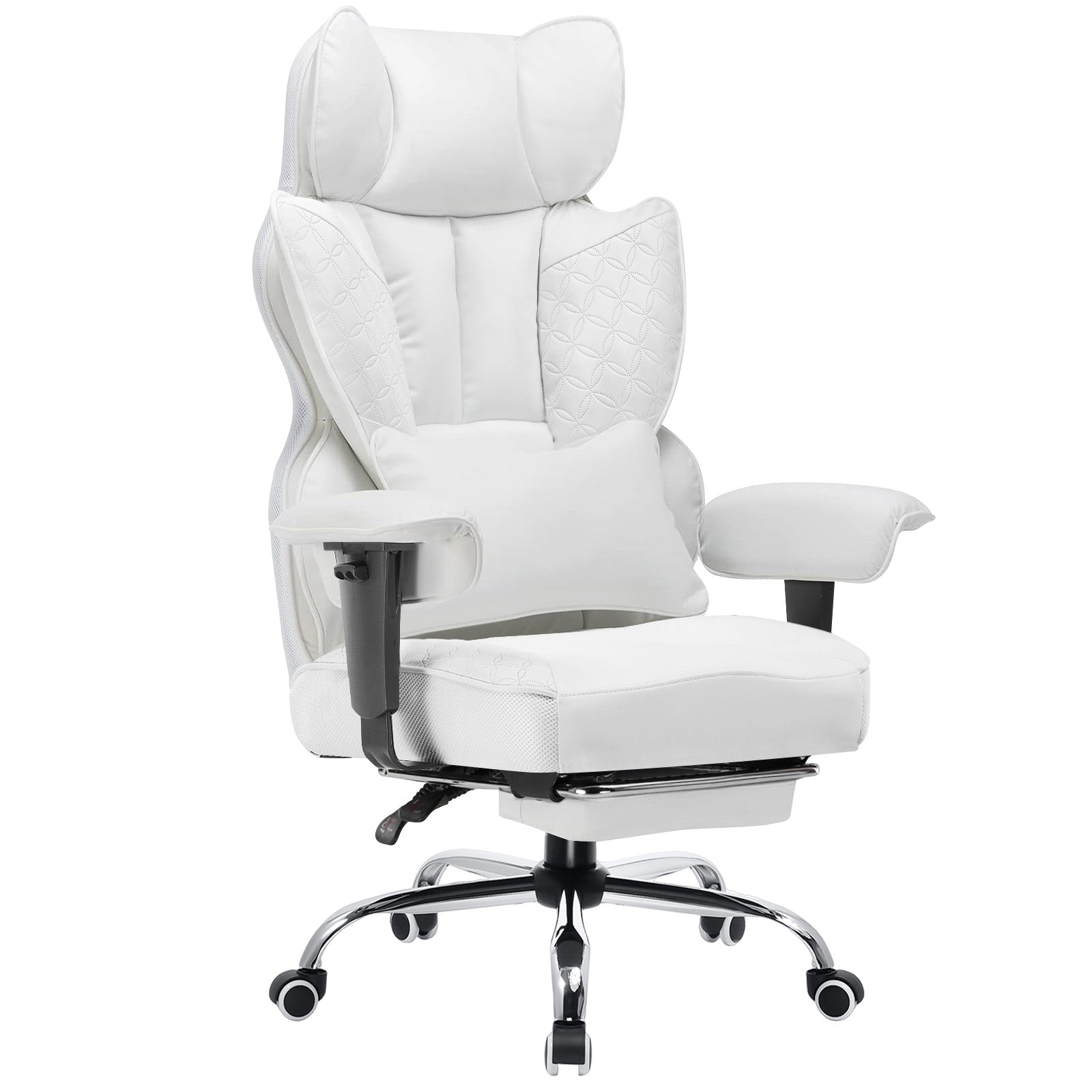 Upgraded Big and Tall Office Chair 400LBS with Pillow, Adjustable Armrest CH510