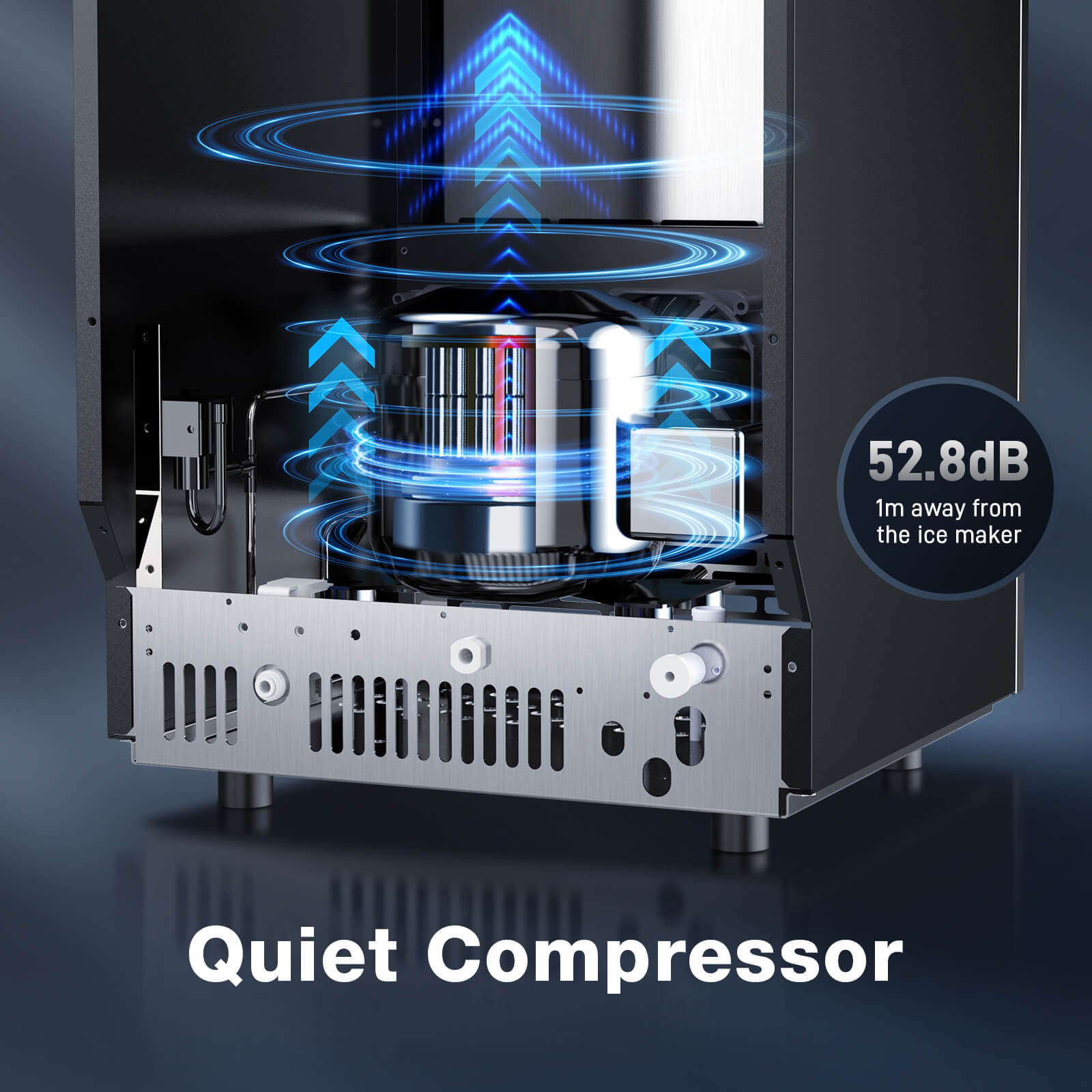 🔥 Limited-Time Deal – Save Up To 80% !100LBS/200LBS/265LBS  Freestanding Commercial Ice Maker