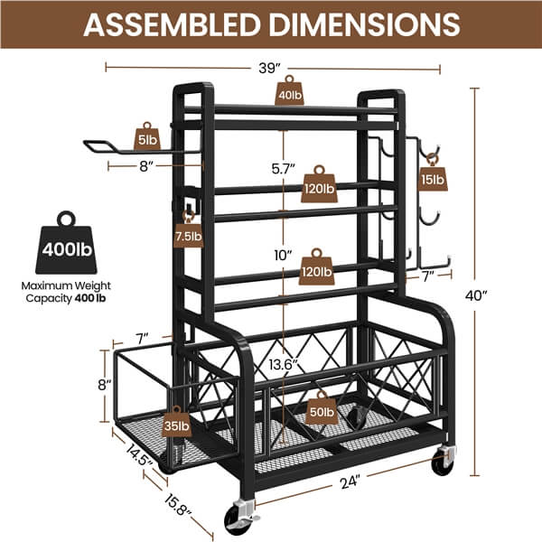  Dumbbell Rack Yoga Mat Storage Rack