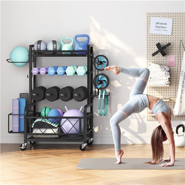  Dumbbell Rack Yoga Mat Storage Rack