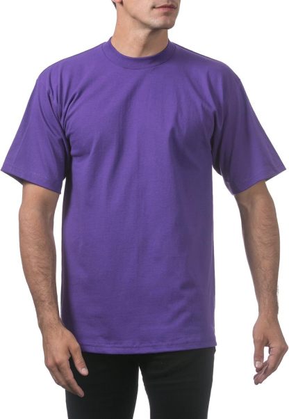 ☀Men's Heavyweight Cotton Short Sleeve Crew Neck T-Shirt
