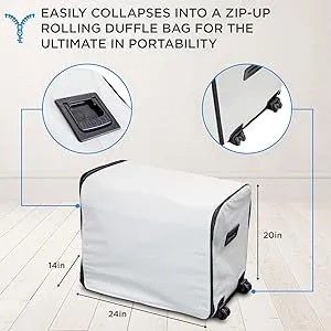 Inflatable Air Mattress with Frame & Built-in Pump - 3 Min Self Inflate/Deflate