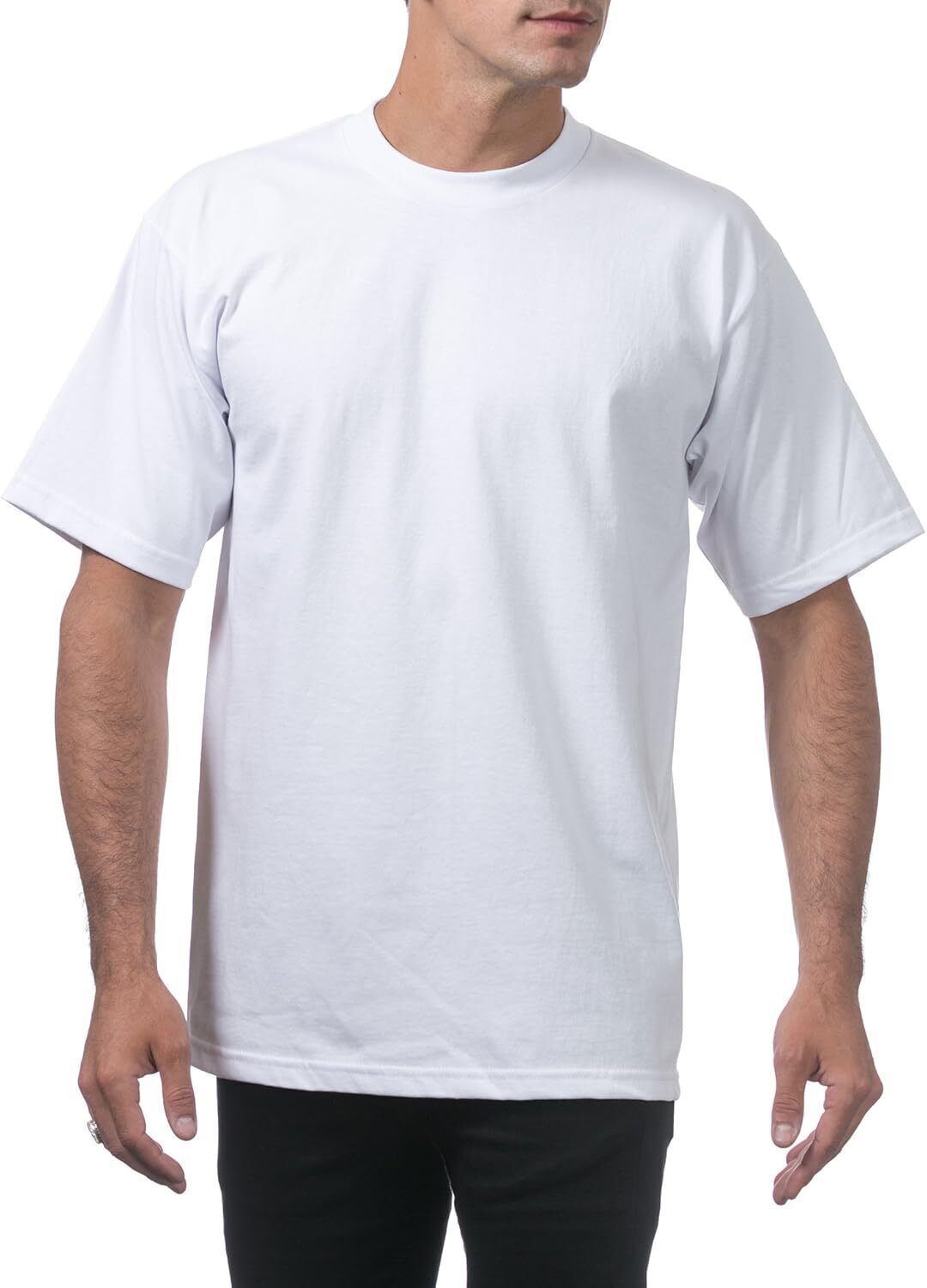 ☀Men's Heavyweight Cotton Short Sleeve Crew Neck T-Shirt