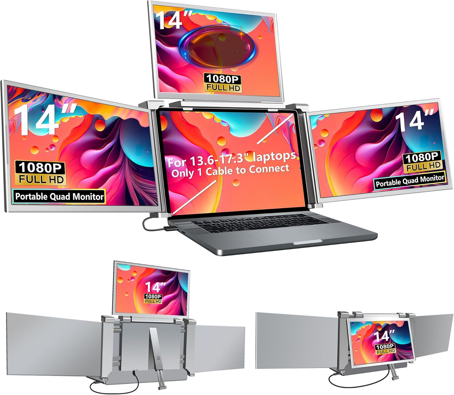 clearance sale⏰14" Hanging 3-Screen Extender