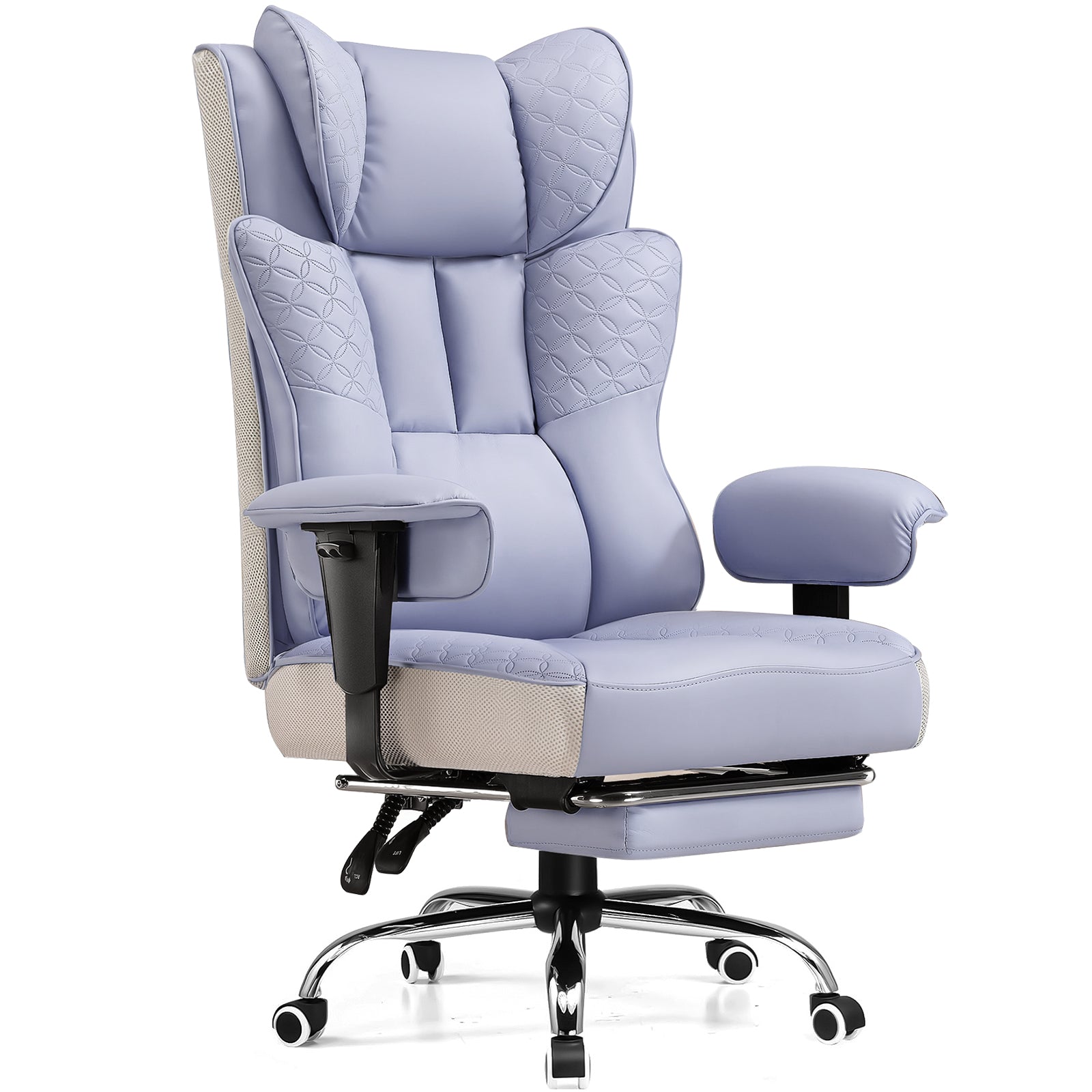 Upgraded Big and Tall Office Chair 400LBS with Pillow, Adjustable Armrest CH510