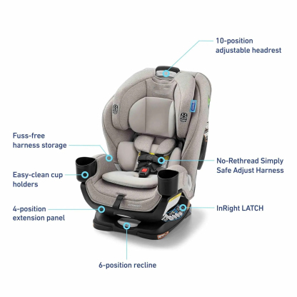 🔥Spring Fresh Sale 🎁-- Extend2Fit Convertible Baby Car Seat