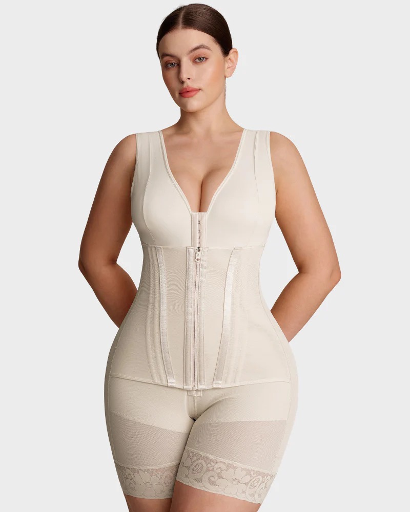 Tummy Control Butt Lifter Shaper with Zipper Crotch