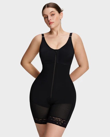 Tummy Control Butt Lifter Shaper with Zipper Crotch