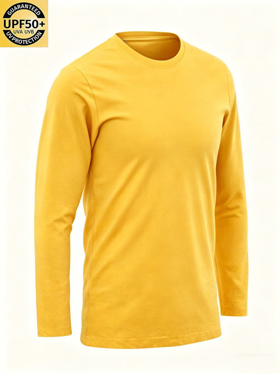 Men's Crew Neck Saltwater Fish Collage Print Sun Protection T-Shirt-SunSeaUp