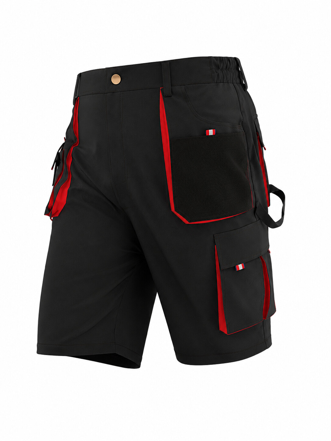 Men'S Cargo Work Shorts, Loose Fit Multi-Pocket Tactical Shorts, Durable Summer Hiking Utility Shorts