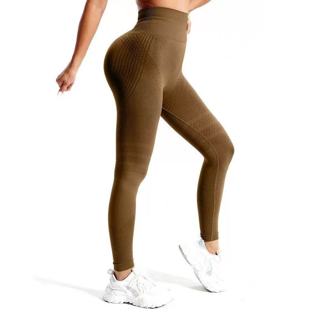 Women's High-Waisted Seamless High-Elasticity Tight-Fitting Yoga Pants