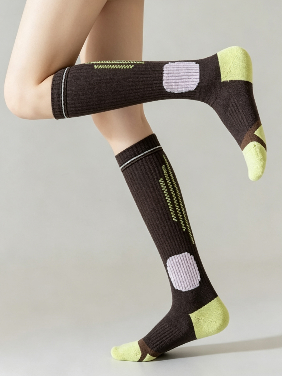 Women'S Professional Calf-Length Compression Socks For Running, Jump Rope, And Yoga – Slimming Athletic Socks