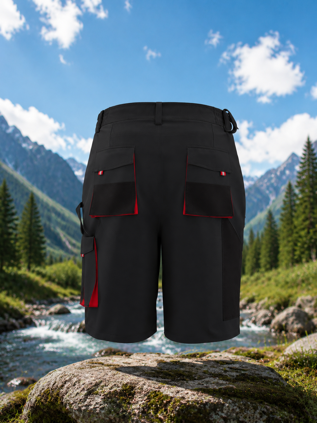 Men'S Cargo Work Shorts, Loose Fit Multi-Pocket Tactical Shorts, Durable Summer Hiking Utility Shorts
