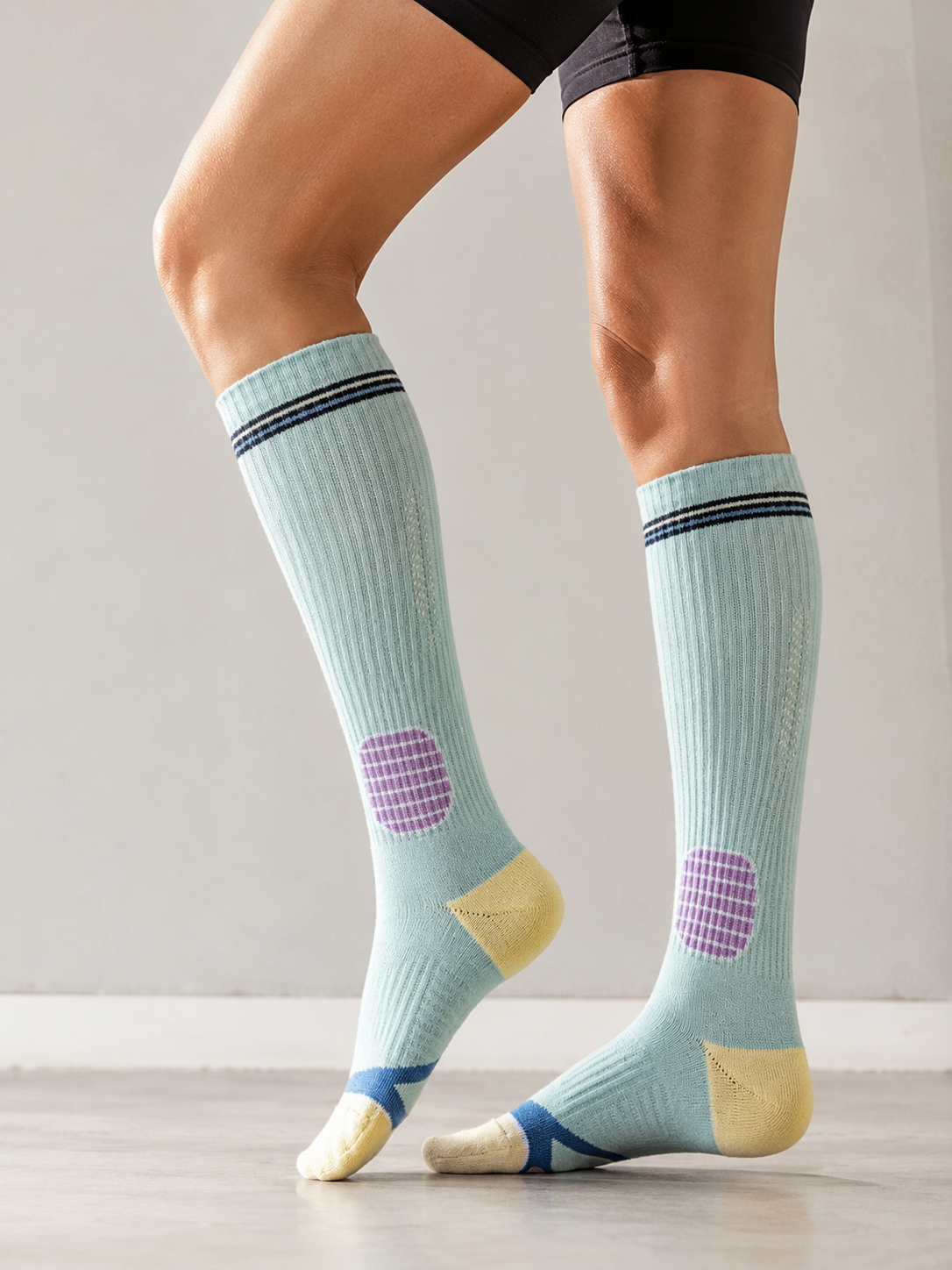 Women'S Professional Calf-Length Compression Socks For Running, Jump Rope, And Yoga – Slimming Athletic Socks
