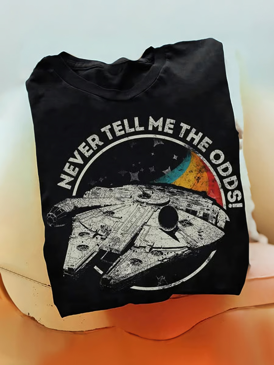 Men's Retro Casual Printed T-shirt