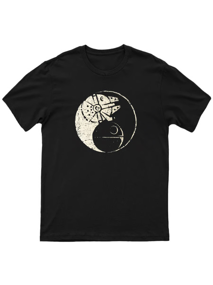 Retro  Unique Oceanic Balance Design print  T-shirt