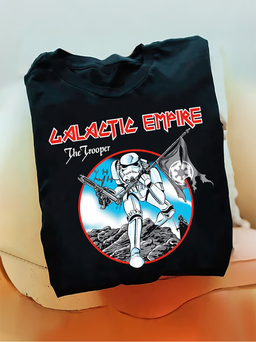 Men's Galactic Empire The Trooper Print T-shirt