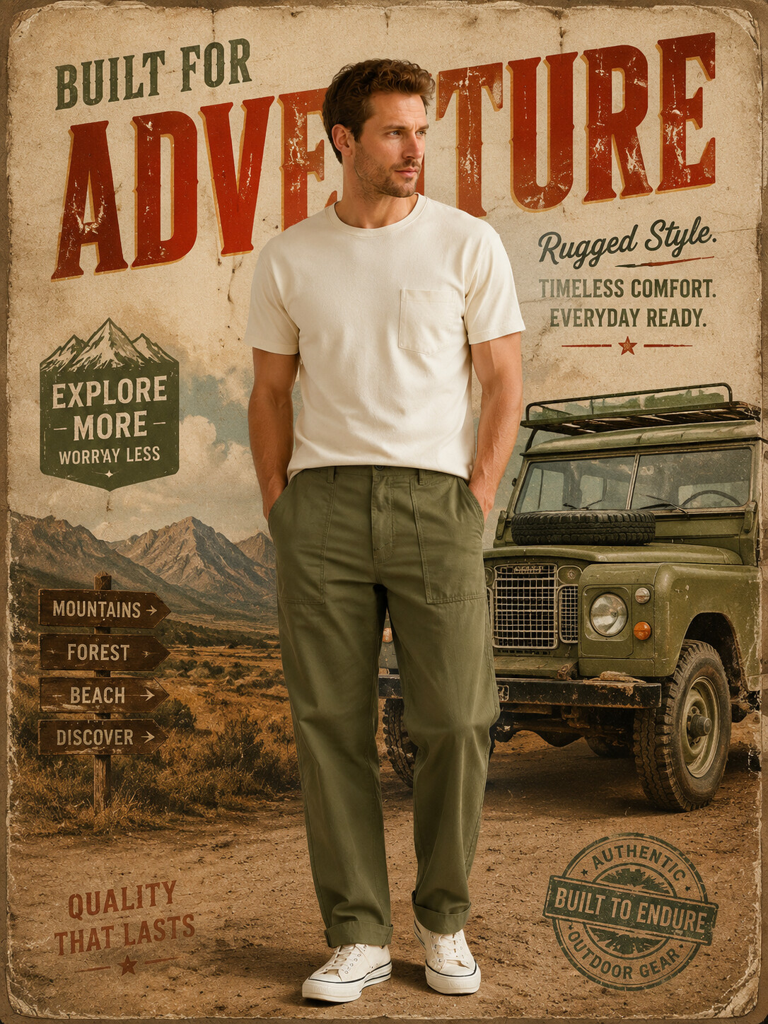 Men's Retro OG-107 Utility Pants