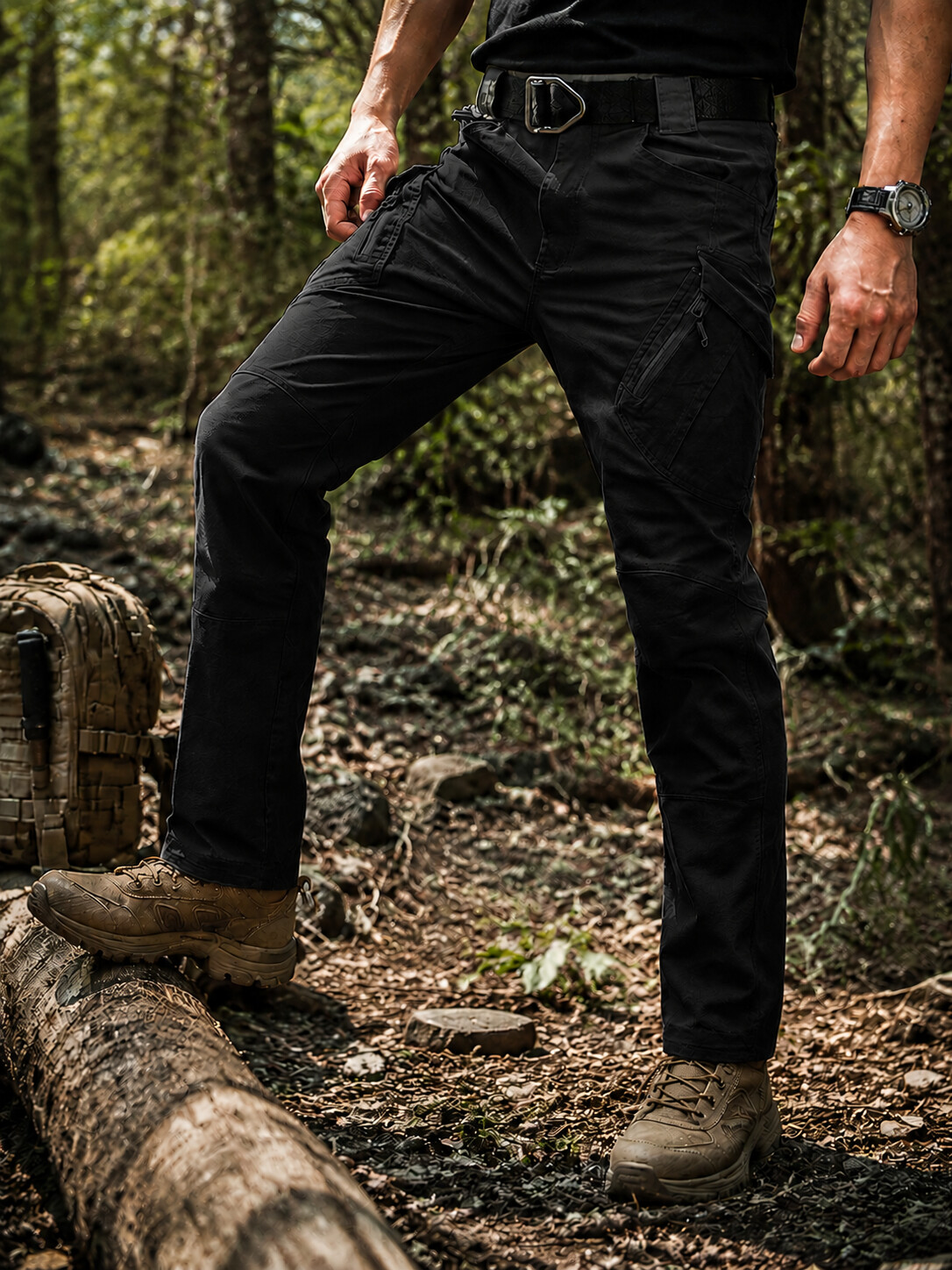Men's Premium Multi-Pocket Cargo Pants - Tactical Cotton Trousers