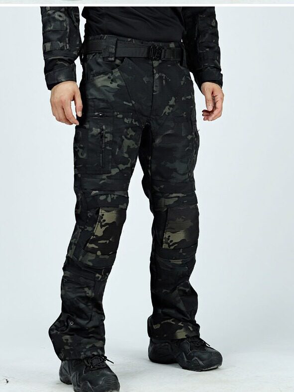 [Copy]Men'S Tactical Combat Pants, Waterproof Cargo Pants With Multi-Pockets, Durable Outdoor Hiking Work Trousers