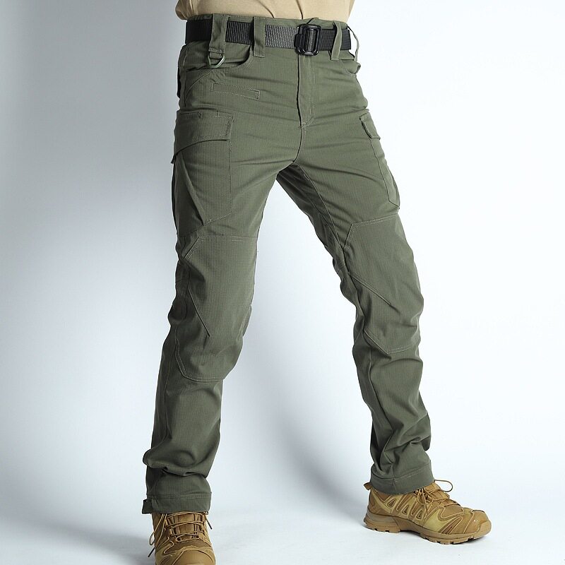 Men's Tactical Combat Lightweight Stretch Cargo Hiking Trousers
