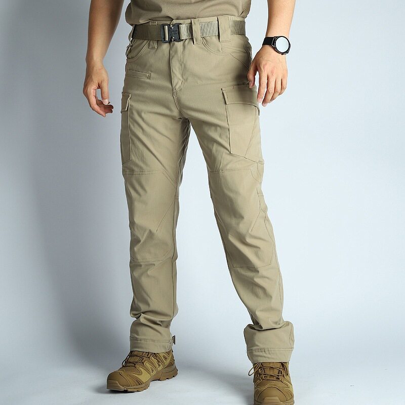 Men's Tactical Combat Lightweight Stretch Cargo Hiking Trousers