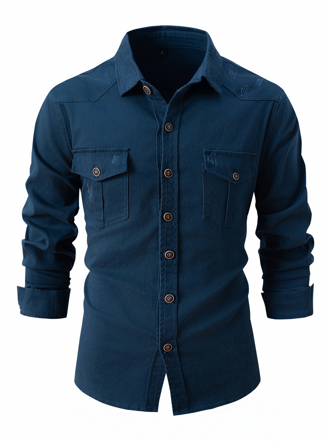 Heritage Utility Field Shirt – Rugged Cotton Canvas with Vintage Finish