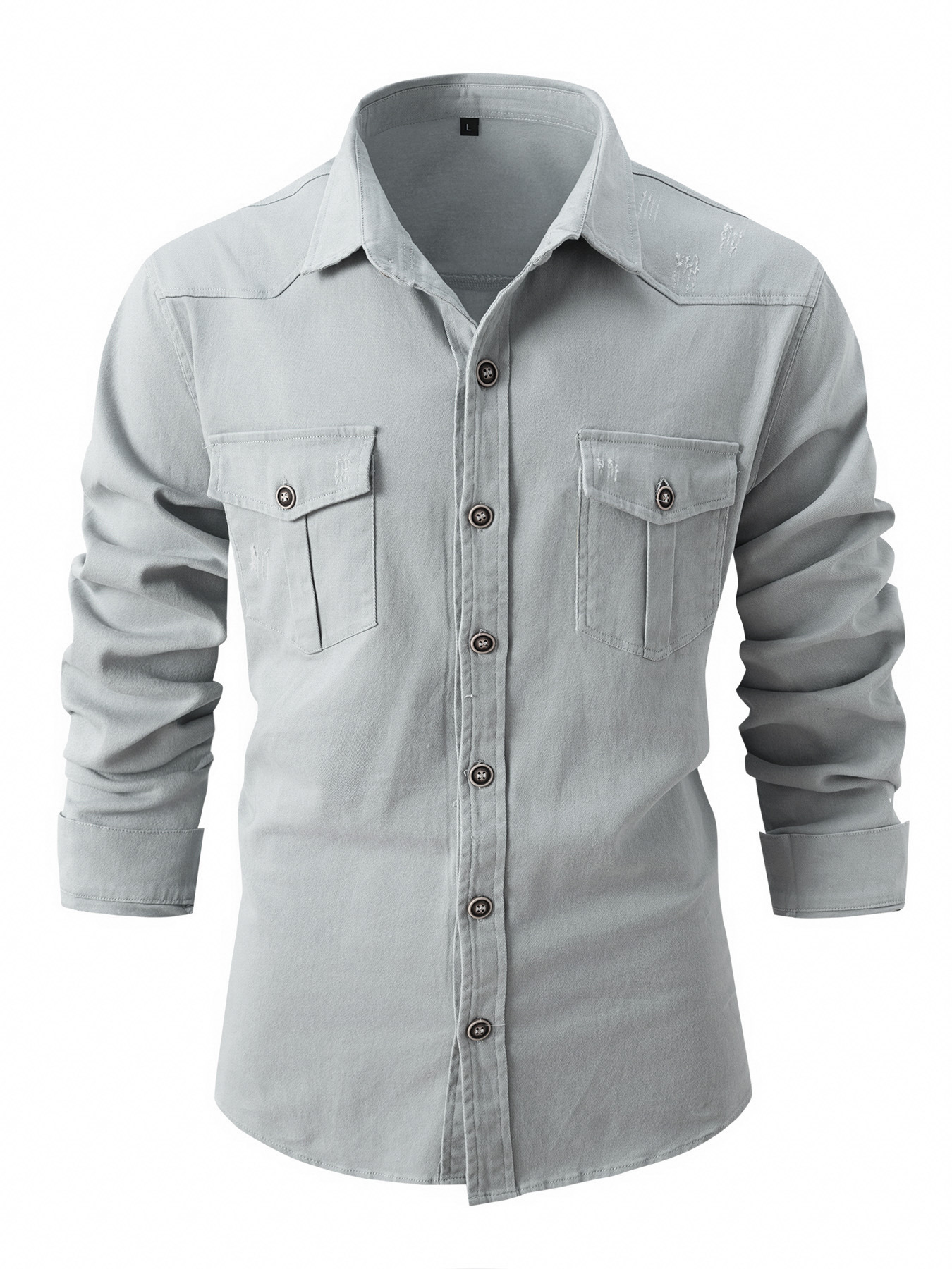 Heritage Utility Field Shirt – Rugged Cotton Canvas with Vintage Finish