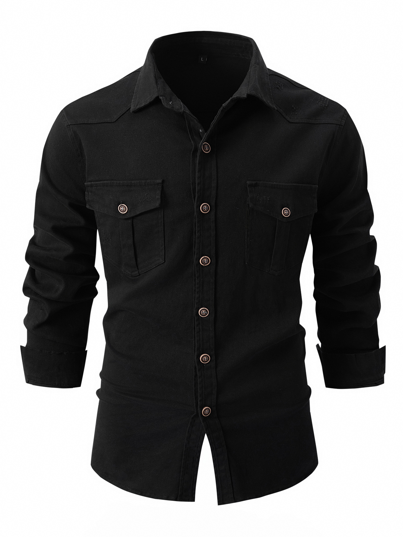 Heritage Utility Field Shirt – Rugged Cotton Canvas with Vintage Finish