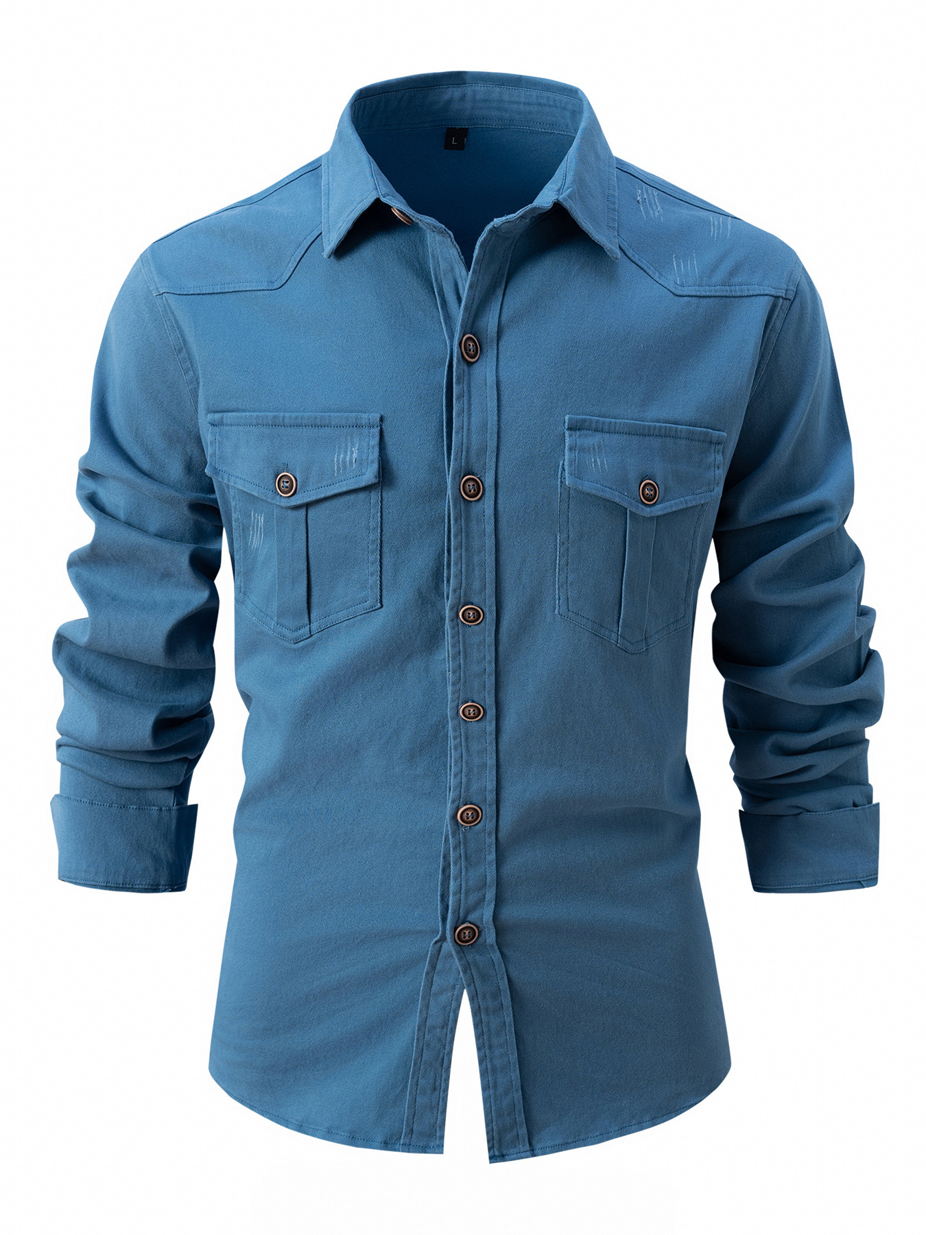 Heritage Utility Field Shirt – Rugged Cotton Canvas with Vintage Finish